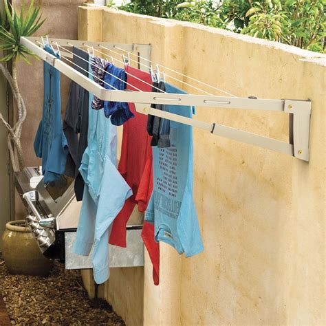 Hills Supa Fold Compact Wall Mounted Washing Line | On Lines