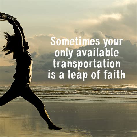 Leap of Faith - SermonQuotes