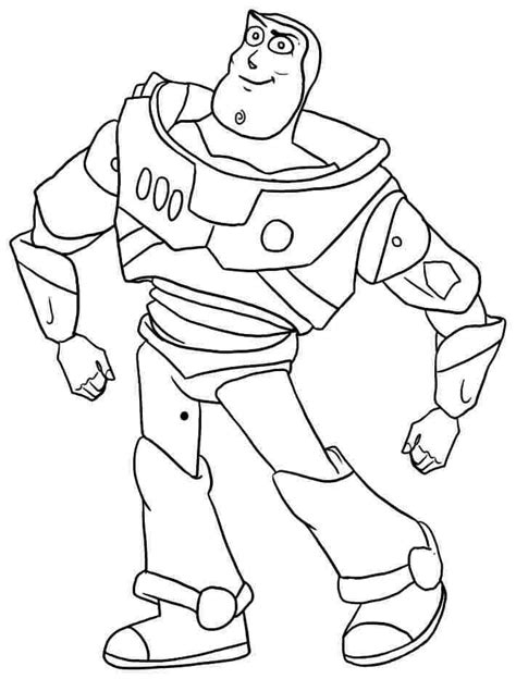 Dibujo básico Buzz Lightyear para colorear, imprimir e dibujar ...