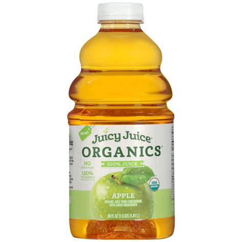 Juicy Juice 100% Organic Juice, Apple, 48 Fl Oz - Walmart.com - Walmart.com