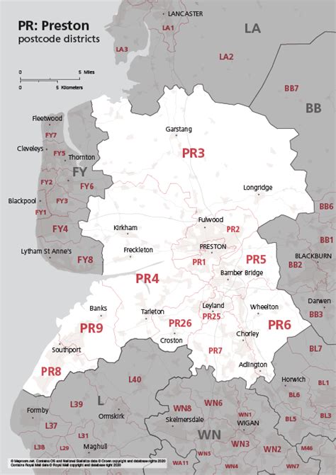 Pr Postcode Map