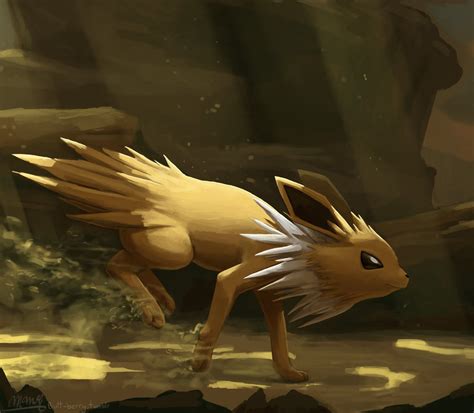 Desert Jolteon | Pokemon eeveelutions, Pokemon eevee, Cute pokemon ...