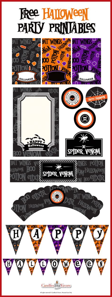 Venom and Potions Free Halloween Party Printables | Catch My Party