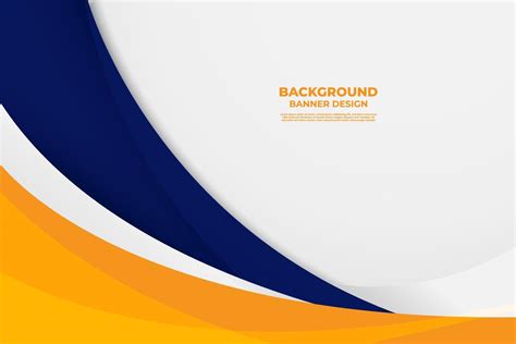 Elegant Yellow And Blue Gradient Color Background Banner Template ...