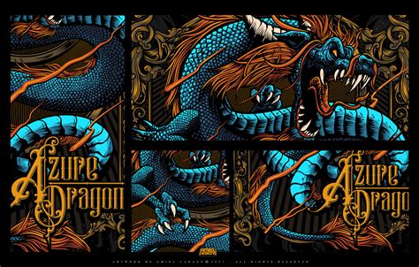 Azure Dragon on Behance