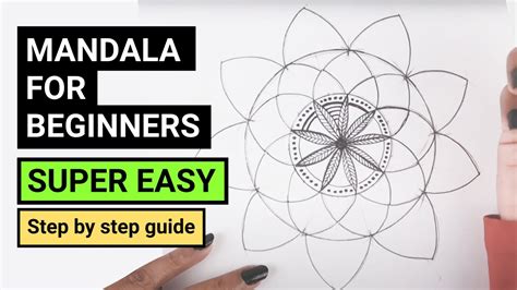 How To Draw Mandala Designs For Beginners - Printable Form, Templates ...