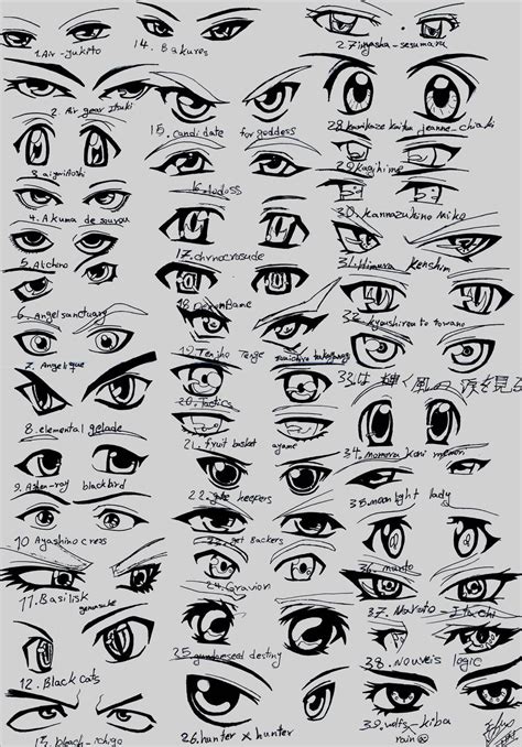 Male Anime Eyes Reference | Wallpaper Site