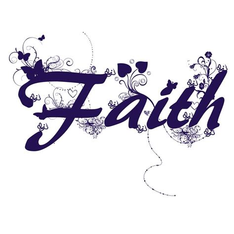 Faith, word art for shop design. | A room of Faith | Pinterest