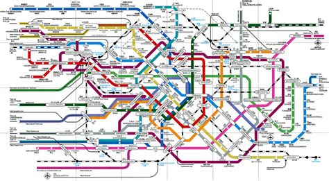 Tokyo Subway Map - Free Printable Maps