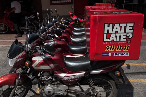 Perspective of Pizza Hut delivery bikes | Makati, Manila, Ph… | Flickr