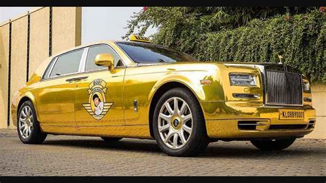 Pure Gold Rolls Royce