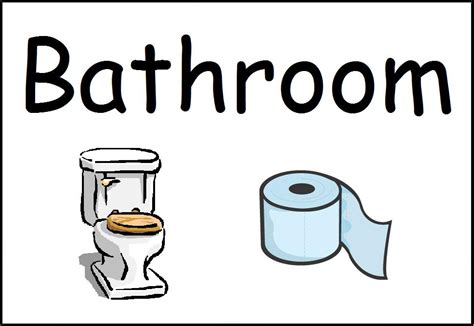 Clipart School Bathroom