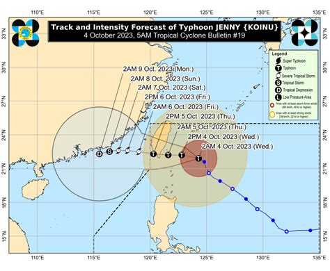 Typhoon Jenny slightly weakens | PLN Media