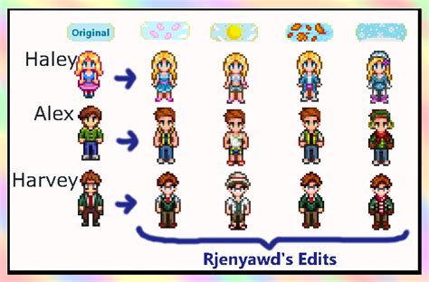 Stardew Valley Seasonal Characters Mod by Rjenyawd on DeviantArt