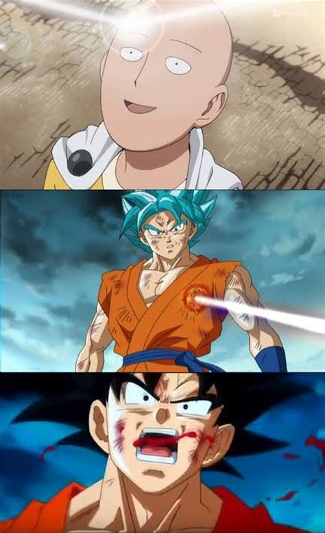 Saitama vs Goku M E M E S | Fandom