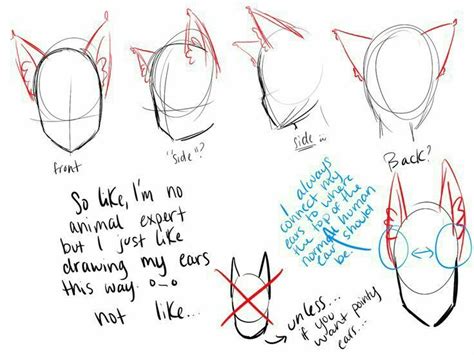 Cat, ears, neko, text; How to Draw Manga/Anime | Drawing tips, Drawings ...