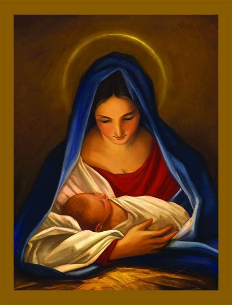 Mary And Baby Jesus Christmas Cards | Christmas Carol