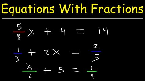 How To Solve Equations With Fractions - We did not find results for ...