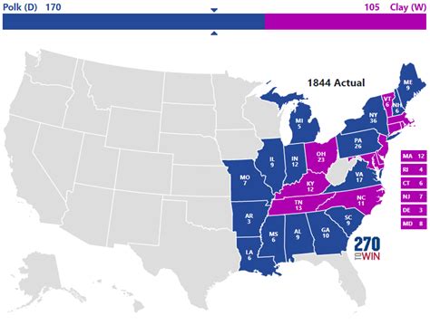 Presidential Election of 1844 - 270toWin