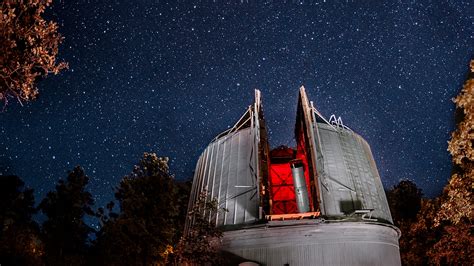 The Clark Telescope Dome under the night skies at the Lowell ...