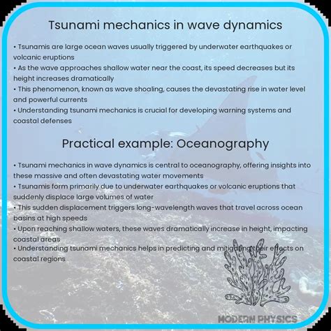 Tsunami Mechanics in Wave Dynamics | Causes, Impact & Prevention