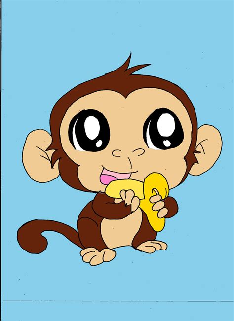 Easy Cute Easy Monkey Drawing Images - Maria Cuquitas