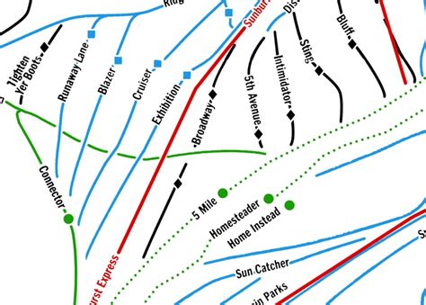 Sun Peaks Ski Map Art Sun Peaks British Columbia Canada - Etsy