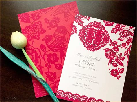 Chinese Wedding Invitation Template Free Download Of Diy Printable ...