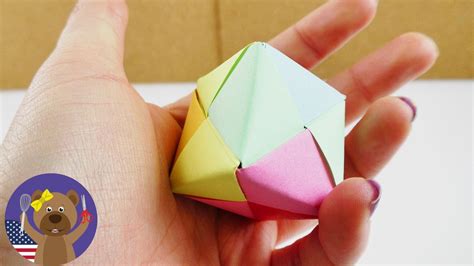 Build your own paper dice | Origami instructions for Kids | Easy ...