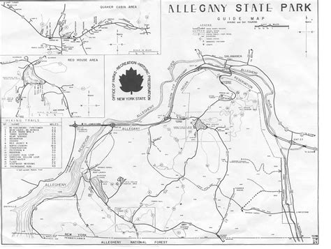 Allegany State Park Map – Map Of The World