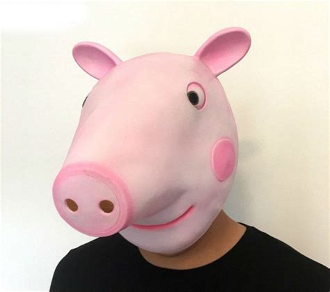 Peppa Pig Mask - Peppa Pig Cosplay Costume Mask | Costume Party World