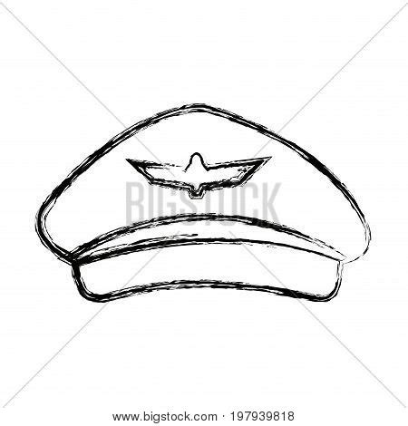 Pilot Hat Coloring Pages For Kids Sketch Coloring Page