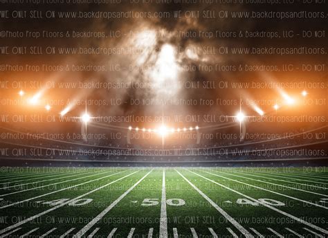 Football Stadium Photography Backdrop, Kicker, Goal Post, Field, First ...