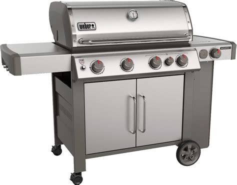 Weber Genesis II S-435 4-Burner Propane Gas Grill Stainless Steel ...