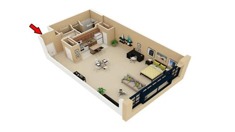 Very Small Studio Apartment Floor Plans | Floor Roma