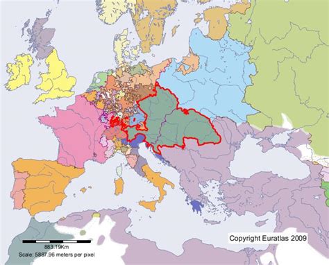 Euratlas Periodis Web - Map of Habsburg in Year 1700