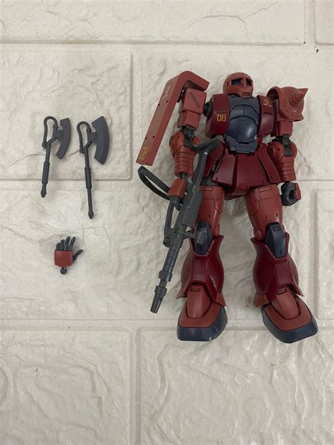 Hg 1/144 The Origin Zaku i Char Aznable custom, Hobbies & Toys, Toys ...