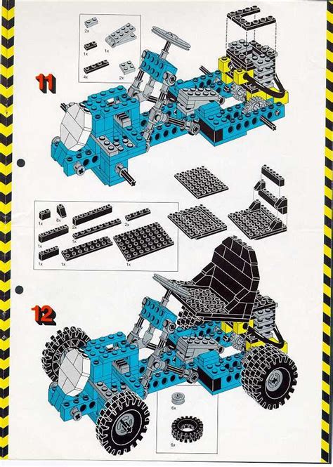 Technic - GoKart [Lego 854] | Lego instructions, Lego for kids, Go kart