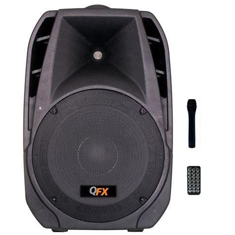 QFX Speaker with Built-In Amplifier Bluetooth - Walmart.com - Walmart.com