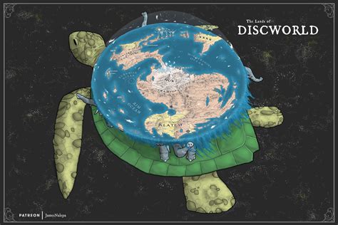 ArtStation - Discworld Map