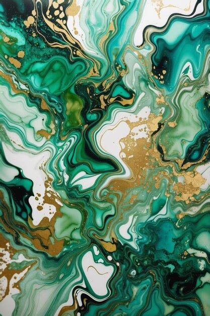 Premium Photo | Turquoise marble pattern