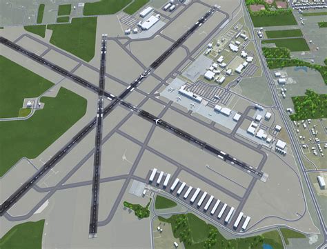 Abraham Lincoln Capital Airport Springfield 10km - 3D Model by 3dstudio