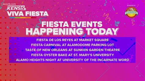 Here are the Fiesta events happening today | kens5.com