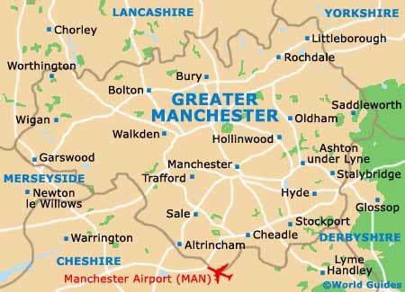 Map of Manchester Airport (MAN): Orientation and Maps for MAN ...