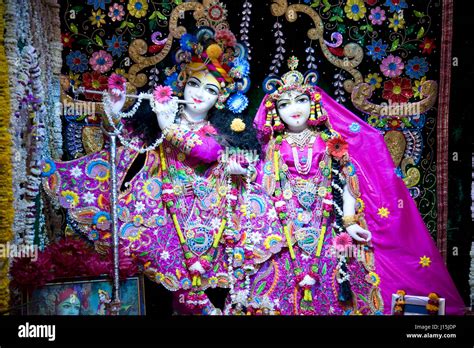 Radha krishna temple, mathura, uttar pradesh, india, asia Stock Photo ...