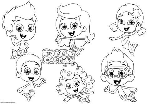 60 Bubble Guppies Coloring Pages - ColoringPagesOnly.com