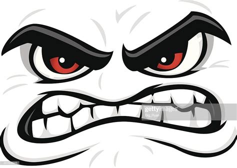 angry looking cartoon face looking straight at you | Cara enojada, Ojos ...