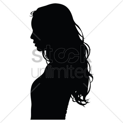 Download Silhouette Woman Face Clipart Silhouette Clip Art - Long Hair ...