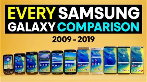 Every Samsung Galaxy S Comparison 2019! - YouTube