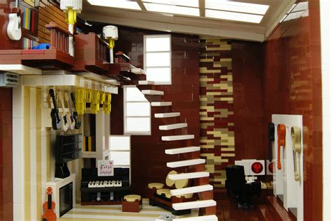 Modern House Interior | Lego house, Lego design, Lego interior design